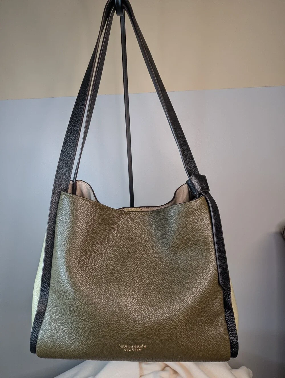 Kate Spade Knott Large Leather Colorblock Satchel